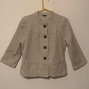 Tribal Women’s Beige Cotton Corduroy Shacket